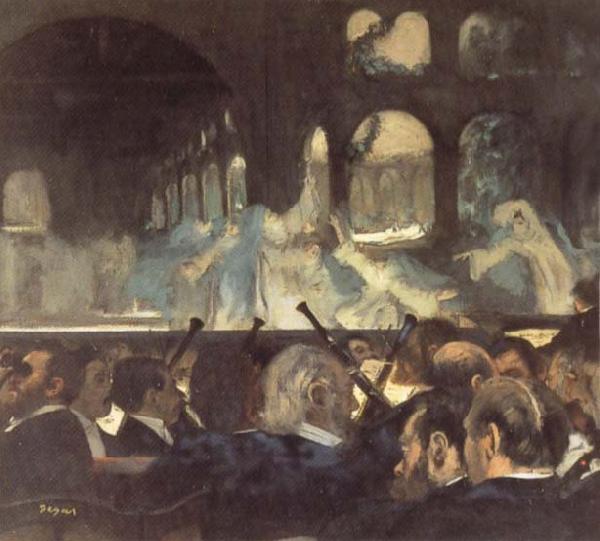 Edgar Degas The Ballet from Robert le Diable Sweden oil painting art